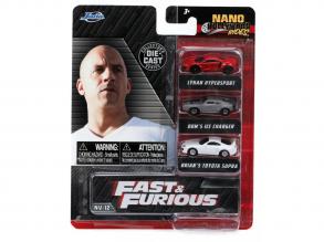 Fast & Furious 3-Pack Nano Cars Wave 4