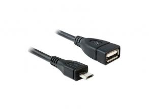 Delock 83183 microUSB-USBalj OTG kábel 0,5m
