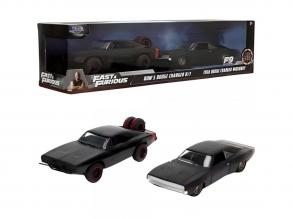 Halálos iramban: Dom Toretto D Charger R/T 1970 & Widebody 1968 kisautó 2 db 1/32-es 13 cm