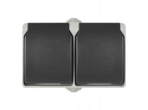 EMOS Dupla aljzat IP44 SCHUKO