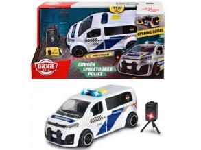 Dickie SOS széria: Citroen SpaceTourer rendorautó trafipax-al - Simba toys