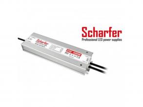 LED tápegység , 24 Volt , 400 Watt , 16.7A , kültéri , vízálló , IP67 , Scharfer , 7 év garancia