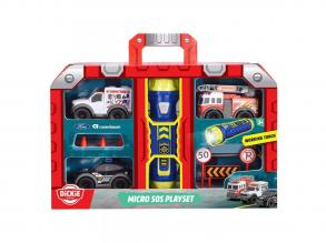 SOS Mikro játékszett elemlámpával - Dickie Toys