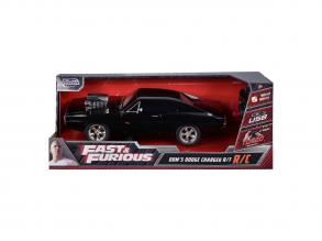 Jada Fast & Furious 1970-es Dodge Charger távirányítású autó, USB, 1:16