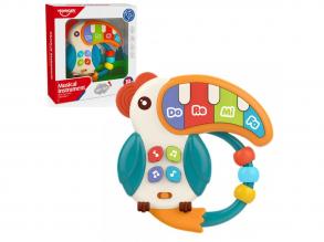 Music World: Zenélo tukán zongora 14cm