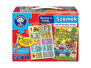 Keress és találj... Számok 2x10db-os oktató puzzle