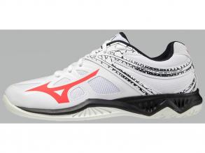 Lightning Star Z5 Jr Mizuno gyerek fehér/fekete/piros színű röplabda cipő