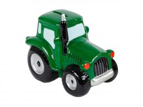 Kids Globe persely, zöld traktor