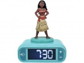 Ébresztőóra Radio 3D Vaiana fény- és hanghatásokkal