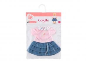 Corolle - Ráncos szoknya és póló játékbaba számára, 30 cm.