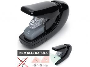 Plus Japan mini kapocsnélküli fekete tűzőgép