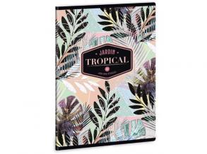 Ars Una: Tropical Leaf négyzethálós füzet A/5 40lapos