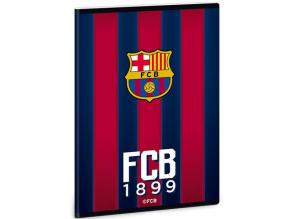 FC Barcelona prémium sima füzet A/5 gránátvörös-kék