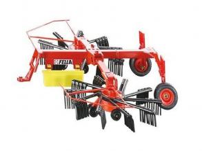 SIKU rendforgató adapter, 1:32 méretarányú traktorokra (traktor nélkül) - többféle szín, 1 db
