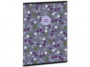 Ars Una Lovely Bloom Bluebells extra kapcsos füzet A/5