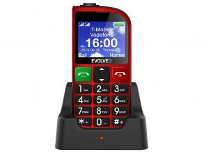 EVOLVEO Easy Phone 800 FMR 2,3" Dual SIM piros mobiltelefon
