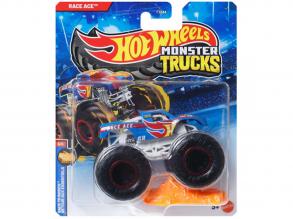 Hot Wheels Monster Trucks: Race Ace kék kisautó 1/64 - Mattel