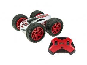 Silverlit: Gyrotex távirányítós kaszkadőr autó 1:12 - fehér-piros