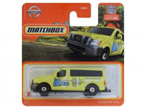 Matchbox: Nissan NV Van sárga kisautó 1/64  Mattel