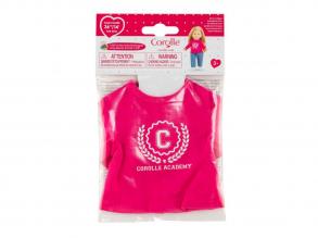 Corolle fukszia póló babáknak, 36 cm