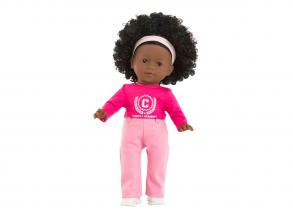 Corolle rózsaszín farmer babáknak, 36 cm