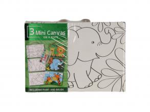 Vászonkép 3 db-os festő szett - Vadállatok