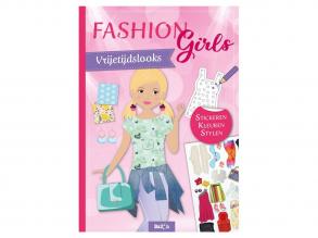 Fashion Girls matricás és rajzfüzet - Laza megjelenés