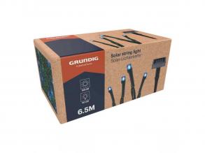 Napelemes fényfüzér 50 LED kék