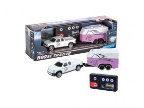 Revell RC 2,4 GHz-es távirányítású lószállító autó+utánfutó 1:64