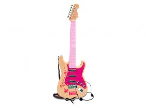 Bontempi: elektromos rock gitár - rózsaszín