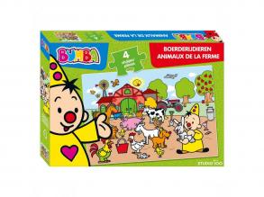Bumba puzzle farm állatok, 4 darabos.