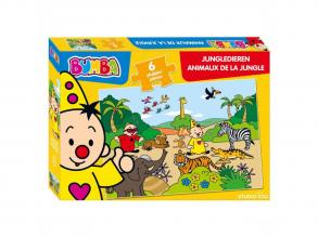 Bumba puzzle dzsungelállatok, 6 darabos.