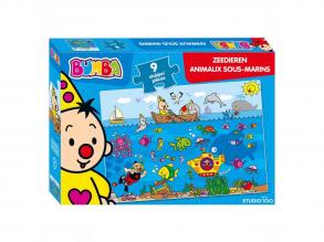 Bumba puzzle tengeri állatok, 9 részes.