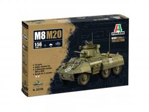 Italeri 1/56 M8/M20 tank makett