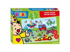 Bumba Puzzle járművek - 4 darabos