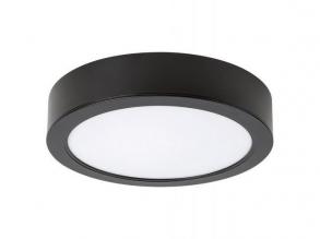 Lámpatest , led lámpa , mennyezeti , 24W , fekete , korong , természetes fehér , 5 év garancia ...