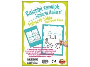 Rajzolni tanulok fiús fejlesztő tábla