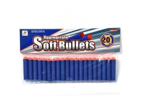 Szivacslövő fegyver tapadós töltény utántöltő 20db-os készlet