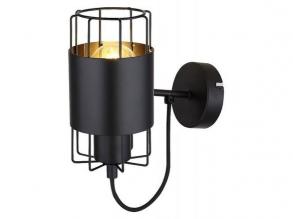 Dimitri, fali lámpa, E27 foglalattal, 1x max. 40W, D10, fekete