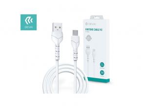 Devia ST351129 Kintone V2 Series 1m 2,1A microUSB - USB-A adat- és töltőkábel