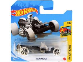 Hot Wheels: Rigor Motor fekete-fehér kisautó 1/64 - Mattel