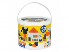 Miffy fa építőjáték szett vödörben