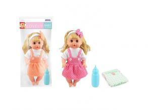 Pislő baba kiegészítőkkel 30cm