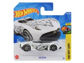 Hot Wheels: Velocita fehér kisautó 1/64 - Mattel
