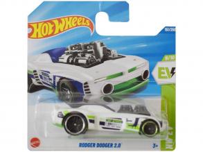 Hot Wheels: Rodger Dodger 2.0 fehér kisautó 1/64 - Mattel