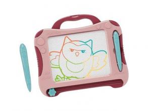 Rózsaszín baglyos mágneses rajztábla