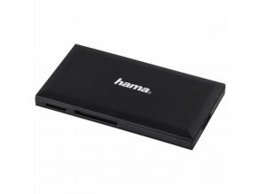 Hama 181018 "Slim" USB 3.0 superspeed fekete multi kártyaolvasó