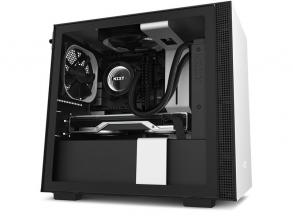 NZXT H210 Fekete-Fehér (Táp nélküli) ablakos mini-ITX ház