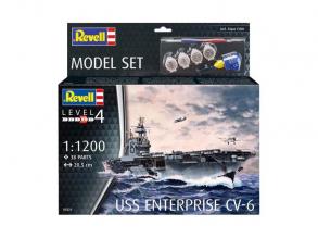 Revell modellező készlet  USS Enterprise CV-6 1:1200  38 darabos.
