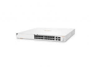 Aruba Instant On JL807A 1960 24xGbE LAN 2x10GbE LAN 2xSFP+ port smart menedzselhető PoE 370W switch